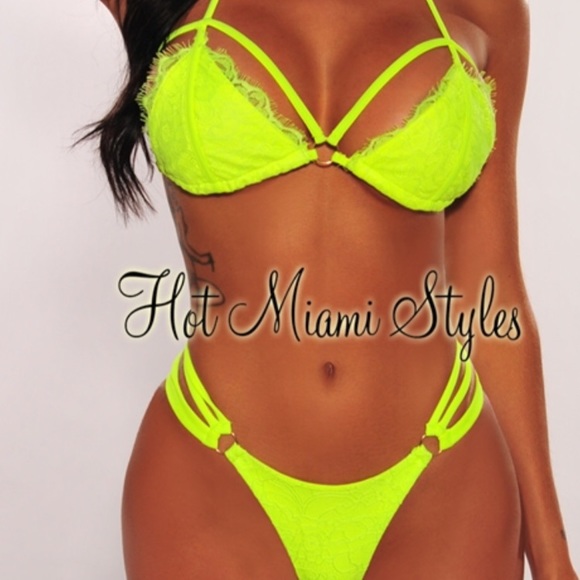 Hot Miami Styles Other - Electric Green Bikini